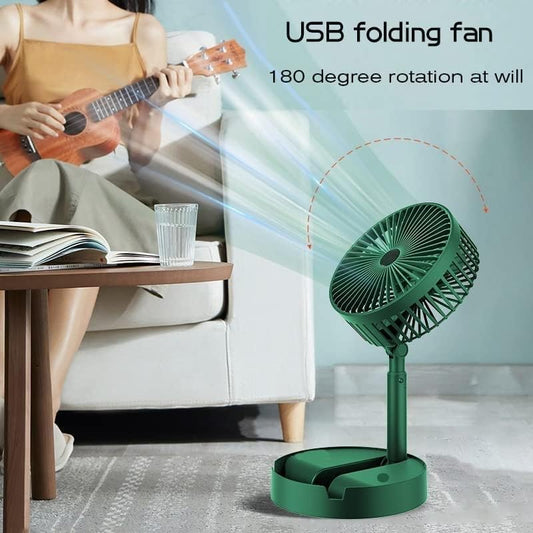 AeroCool™ Telescopic Rechargeable Fan