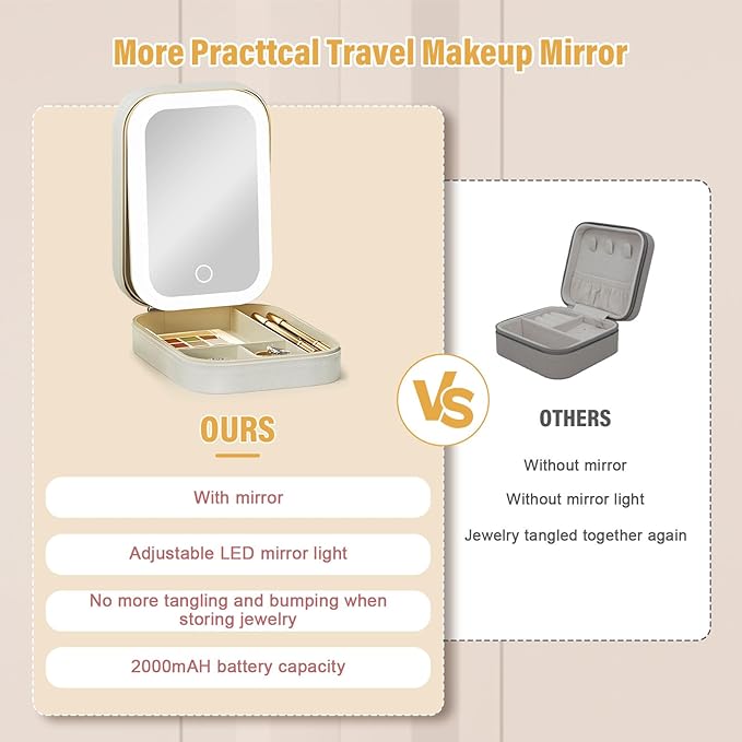 LumaGlow™ Luxe Travel Vanity Box