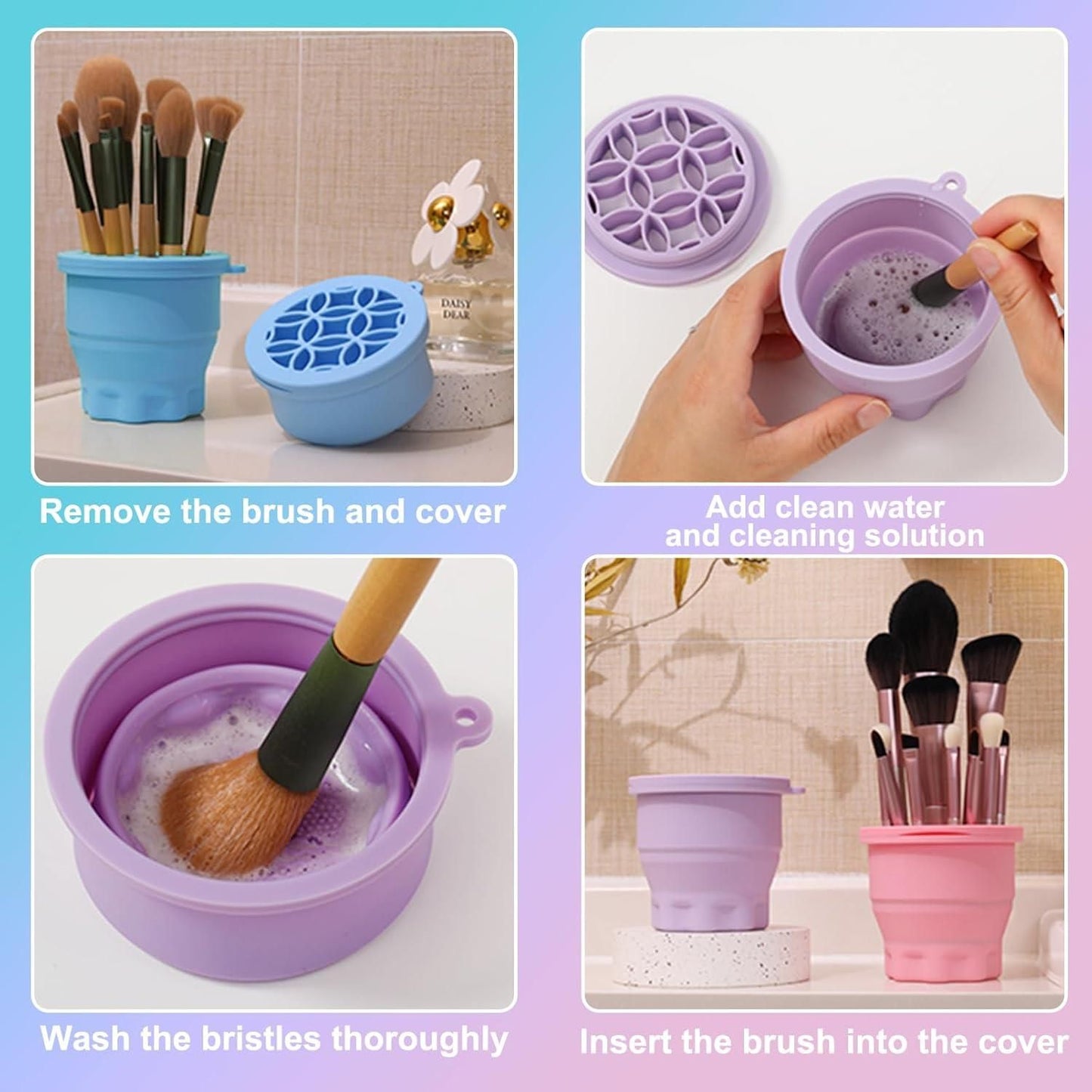 GlamClean™ Brush Cup
