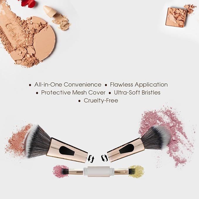 GlamGo™ 4-in-1 Brush (Pack of 2)