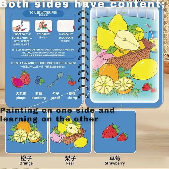 AquaColor™ Reusable Book (4 Books + 4 Pens)